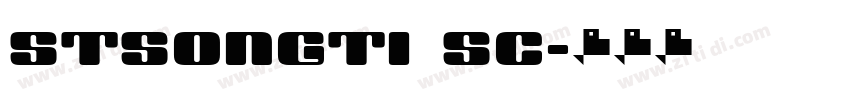 stsongti sc字体转换